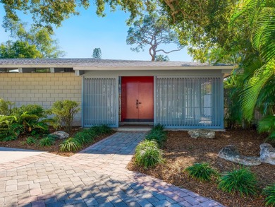 The Bechtel House (1967) is an important mid-century modern on Sara Bay Country Club in Florida - for sale on GolfHomes.com, golf home, golf lot