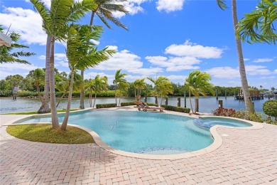 Beautiful waterfront property on a point lot with 260' of on North Palm Beach Country Club in Florida - for sale on GolfHomes.com, golf home, golf lot