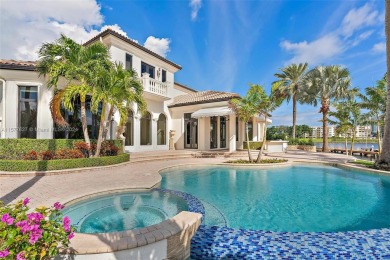 Beautiful waterfront property on a point lot with 260' of on North Palm Beach Country Club in Florida - for sale on GolfHomes.com, golf home, golf lot