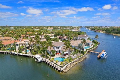 Beautiful waterfront property on a point lot with 260' of on North Palm Beach Country Club in Florida - for sale on GolfHomes.com, golf home, golf lot