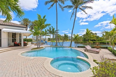 Beautiful waterfront property on a point lot with 260' of on North Palm Beach Country Club in Florida - for sale on GolfHomes.com, golf home, golf lot