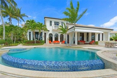 Beautiful waterfront property on a point lot with 260' of on North Palm Beach Country Club in Florida - for sale on GolfHomes.com, golf home, golf lot