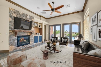 Stunning single-story home in a gated Lake Las Vegas community on Reflection Bay Golf Club in Nevada - for sale on GolfHomes.com, golf home, golf lot