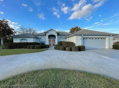 Enormous 3-Bedroom, 2-Bathroom Custom Home + Den in The on Sun n Lake Golf and Country Club in Florida - for sale on GolfHomes.com, golf home, golf lot