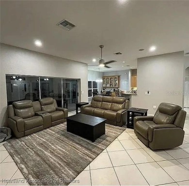 Enormous 3-Bedroom, 2-Bathroom Custom Home + Den in The on Sun n Lake Golf and Country Club in Florida - for sale on GolfHomes.com, golf home, golf lot