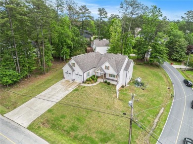 Beautiful Corner Lot Home with Unfinished Basement in Gated on Fairfield Plantation Golf and Country Club in Georgia - for sale on GolfHomes.com, golf home, golf lot