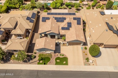 ? FULLY FURNISHED - Immaculate Destiny Model with Owned Solar on Copper Canyon Golf Club in Arizona - for sale on GolfHomes.com, golf home, golf lot