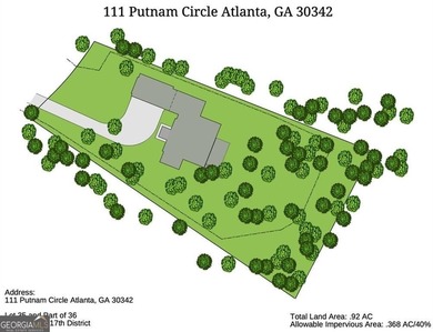 Prestigious Buckhead Homesite Near Chastain Park - A Rare on North Fulton Golf Course in Georgia - for sale on GolfHomes.com, golf home, golf lot