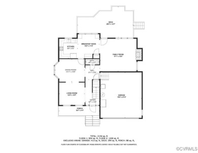 Stunning home in the sought-after Birkdale golf course on Birkdale Golf and Country Club in Virginia - for sale on GolfHomes.com, golf home, golf lot
