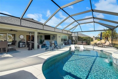 Rare find - Stretched Indigo Designer model with pool and water on Pennbrooke Fairways in Florida - for sale on GolfHomes.com, golf home, golf lot