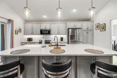 Rare find - Stretched Indigo Designer model with pool and water on Pennbrooke Fairways in Florida - for sale on GolfHomes.com, golf home, golf lot