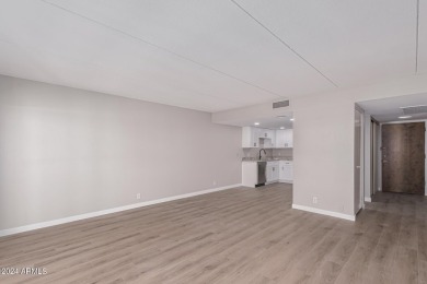 Experience luxury living in this fully remodeled 1-bedroom on Scottsdale Shadows in Arizona - for sale on GolfHomes.com, golf home, golf lot