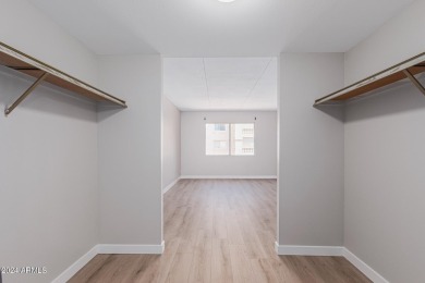Experience luxury living in this fully remodeled 1-bedroom on Scottsdale Shadows in Arizona - for sale on GolfHomes.com, golf home, golf lot