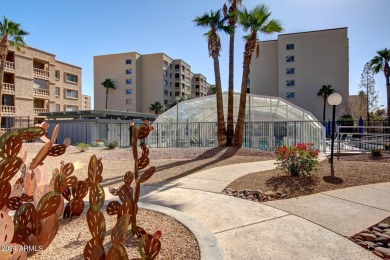 Experience luxury living in this fully remodeled 1-bedroom on Scottsdale Shadows in Arizona - for sale on GolfHomes.com, golf home, golf lot