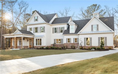 This stunning new-build estate home is set in a private on The Governors Towne Club in Georgia - for sale on GolfHomes.com, golf home, golf lot