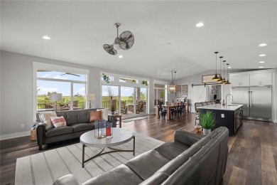 This zero-entry ranch home offers a blend of comfort and modern on Otter Creek Golf Course in Iowa - for sale on GolfHomes.com, golf home, golf lot