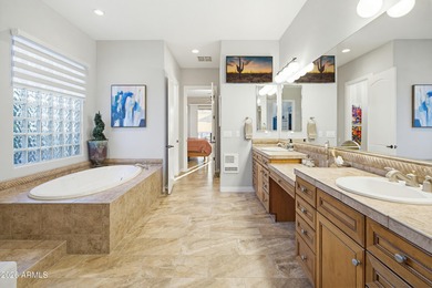 Welcome home to luxury living in Corte Bella active adult on Corte Bella Golf Club in Arizona - for sale on GolfHomes.com, golf home, golf lot