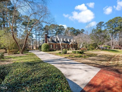 This charming Williamsburg-style custom-built home in the highly on Lochmere Golf Club in North Carolina - for sale on GolfHomes.com, golf home, golf lot