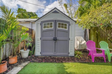 Charming beach bungalow in amazing location! You'll love this on Lake Worth Municipal Golf Course in Florida - for sale on GolfHomes.com, golf home, golf lot