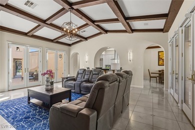 Wow! Stunning single-level golf course beauty with a dreamy on Southern Highlands Golf Club in Nevada - for sale on GolfHomes.com, golf home, golf lot