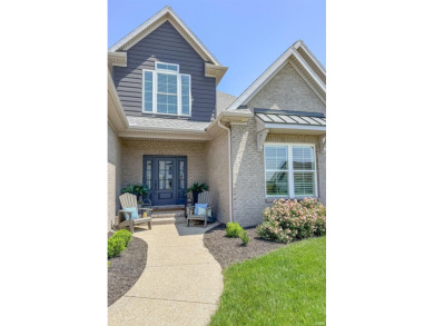 Beautiful custom-built home in Cambridge! As soon as you pull up on Cambridge Golf Club in Indiana - for sale on GolfHomes.com, golf home, golf lot