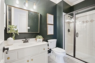 Dramatic entry welcomes you into elegant formal spaces accented on Timarron Country Club in Texas - for sale on GolfHomes.com, golf home, golf lot