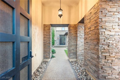 Cradled by the Red Rock Mountains, this exceptional estate on Red Rock Country Club in Nevada - for sale on GolfHomes.com, golf home, golf lot