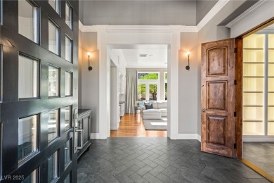 Cradled by the Red Rock Mountains, this exceptional estate on Red Rock Country Club in Nevada - for sale on GolfHomes.com, golf home, golf lot