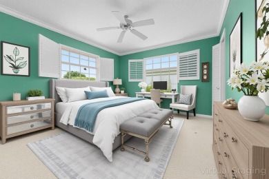 Delightful Challenger model nestled in the active 55+ community on Leisureville Community Golf Course in Florida - for sale on GolfHomes.com, golf home, golf lot