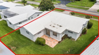 Delightful Challenger model nestled in the active 55+ community on Leisureville Community Golf Course in Florida - for sale on GolfHomes.com, golf home, golf lot