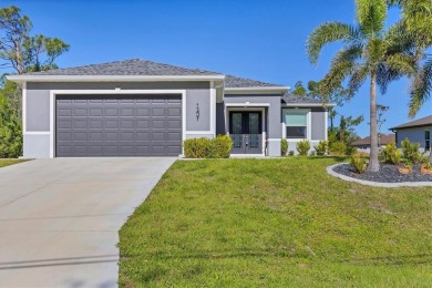 NOT FLOOD ZONE! 
VERY PRIVATE WATERFRONT VIEWS! BUILT in  2022! on Bobcat Trail Golf Club in Florida - for sale on GolfHomes.com, golf home, golf lot