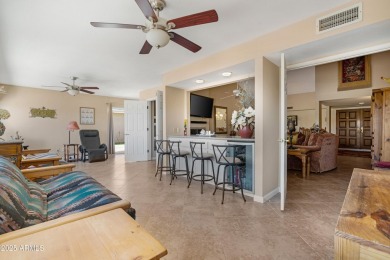 Huge modified Zuni plan boasts one of the most beautiful sunset on Cottonwood Country Club in Arizona - for sale on GolfHomes.com, golf home, golf lot
