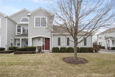 Beautiful and open condo backing to a pond with views of Fox on Fox Bend Golf Course in Illinois - for sale on GolfHomes.com, golf home, golf lot