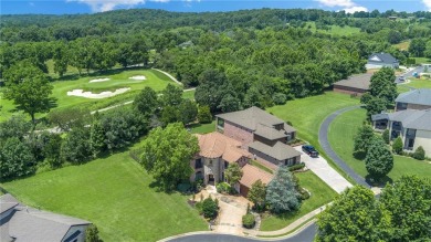 Magnificent Tuscan-inspired, custom-built home nestled on a on Blessings Golf Club in Arkansas - for sale on GolfHomes.com, golf home, golf lot