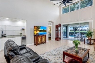 Step inside this spacious and very private two-story *Aberdeen* on Quail Village Golf Course in Florida - for sale on GolfHomes.com, golf home, golf lot