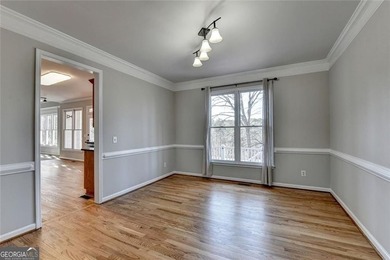 This is the home, beautiful golf course lot and view you have on Trophy Club of Apalachee in Georgia - for sale on GolfHomes.com, golf home, golf lot