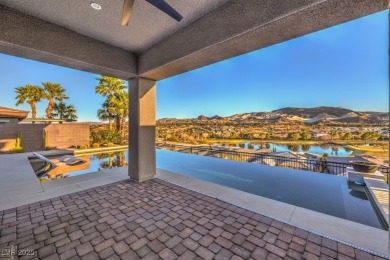 Spectacular view of Hole 1 at Reflection Bay Golf Club~This on Reflection Bay Golf Club in Nevada - for sale on GolfHomes.com, golf home, golf lot