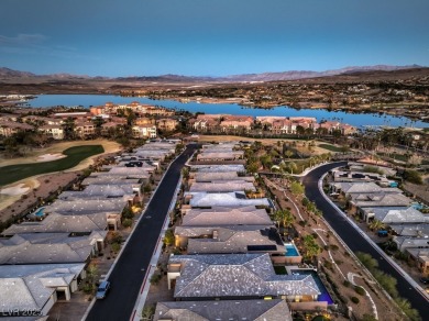 Spectacular view of Hole 1 at Reflection Bay Golf Club~This on Reflection Bay Golf Club in Nevada - for sale on GolfHomes.com, golf home, golf lot