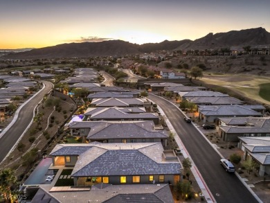 Spectacular view of Hole 1 at Reflection Bay Golf Club~This on Reflection Bay Golf Club in Nevada - for sale on GolfHomes.com, golf home, golf lot