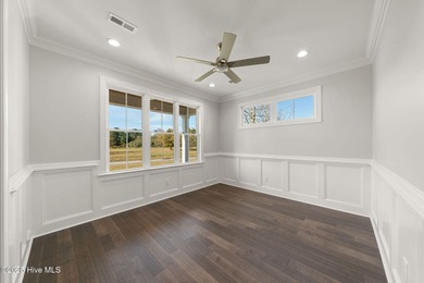 Modern Farmhouse Living Meets Coastal Convenience. A must see on River Landing Golf Course in North Carolina - for sale on GolfHomes.com, golf home, golf lot