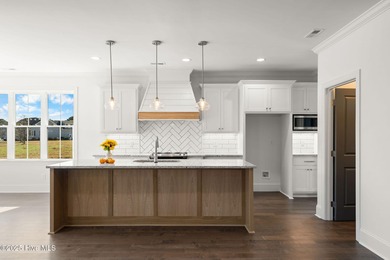 Modern Farmhouse Living Meets Coastal Convenience. A must see on River Landing Golf Course in North Carolina - for sale on GolfHomes.com, golf home, golf lot