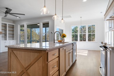 Modern Farmhouse Living Meets Coastal Convenience. A must see on River Landing Golf Course in North Carolina - for sale on GolfHomes.com, golf home, golf lot