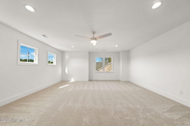 Modern Farmhouse Living Meets Coastal Convenience. A must see on River Landing Golf Course in North Carolina - for sale on GolfHomes.com, golf home, golf lot