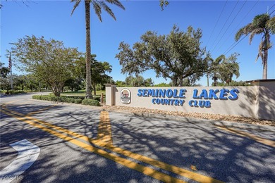 Nestled in the gated community of Seminole Lakes, this 3 bedroom on Burnt Store Golf Club in Florida - for sale on GolfHomes.com, golf home, golf lot
