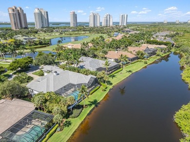 This magnificent estate home in Bonita Bay's sought-after on Bonita Bay West in Florida - for sale on GolfHomes.com, golf home, golf lot
