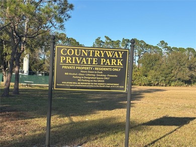 Welcome home to this beautifully maintained pool home in the on Countryway Golf Course in Florida - for sale on GolfHomes.com, golf home, golf lot