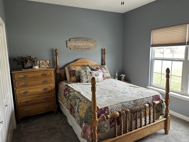 Beautiful ranch style home located on the 9th fairway at Wildcat on Wildcat Creek Golf Course in Indiana - for sale on GolfHomes.com, golf home, golf lot