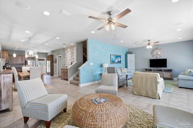 Experience coastal luxury in this beautifully designed 5-bedroom on Kiva Dunes Golf Club in Alabama - for sale on GolfHomes.com, golf home, golf lot