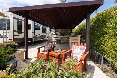 Gorgeous water and golf course views highlight this exceptional on Rancho California RV Resort in California - for sale on GolfHomes.com, golf home, golf lot