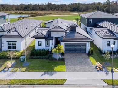 Beautiful 3 bedroom courtyard home with pool and spa located on Providence Golf Club in Florida - for sale on GolfHomes.com, golf home, golf lot